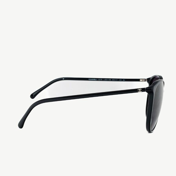 Chanel 5278 Black Micro-CC Butterfly Sunglasses - Picture 4 of 9